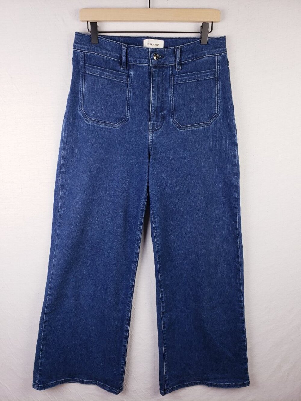 FRAME Jeans Le Slim Palazzo Modernist Pocket in Loner size 30 Minimalist Casual